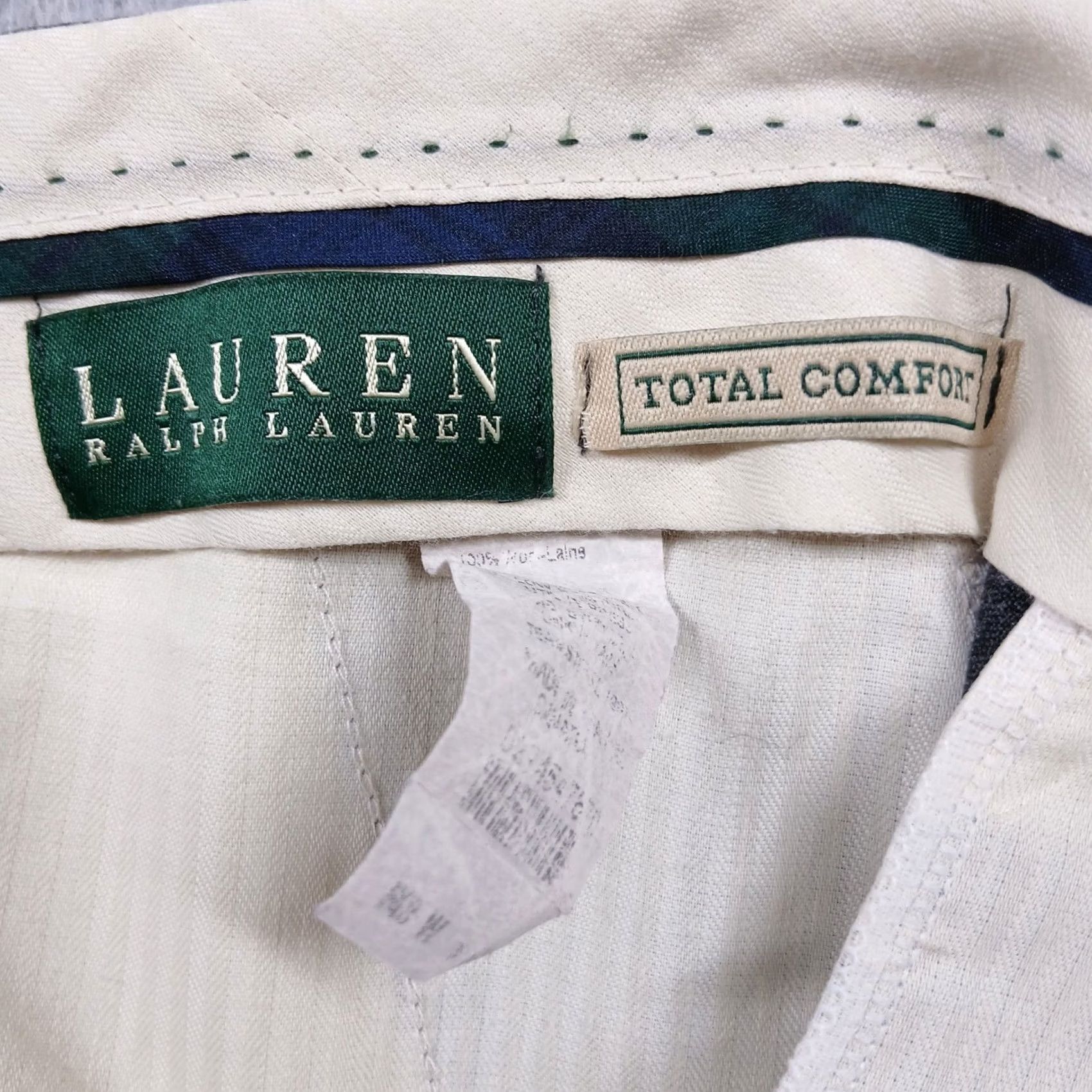 Ralph Lauren Lauren Ralph Lauren Dress Pants Men's 40x30 Grey Flat Front Total Comfort Size US 40 / EU 56 - 4 Thumbnail