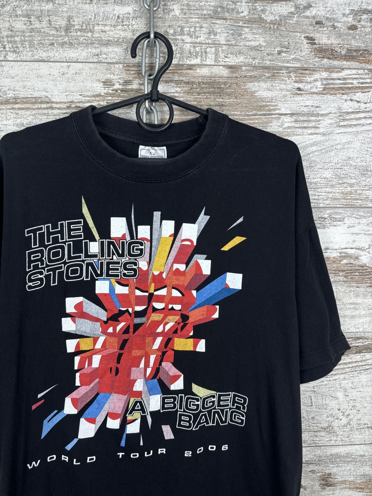 Band Tees Mens Vintage The Rolling Stones T-shirt 2006 rock tee band Size US XL / EU 56 / 4 - 3 Thumbnail
