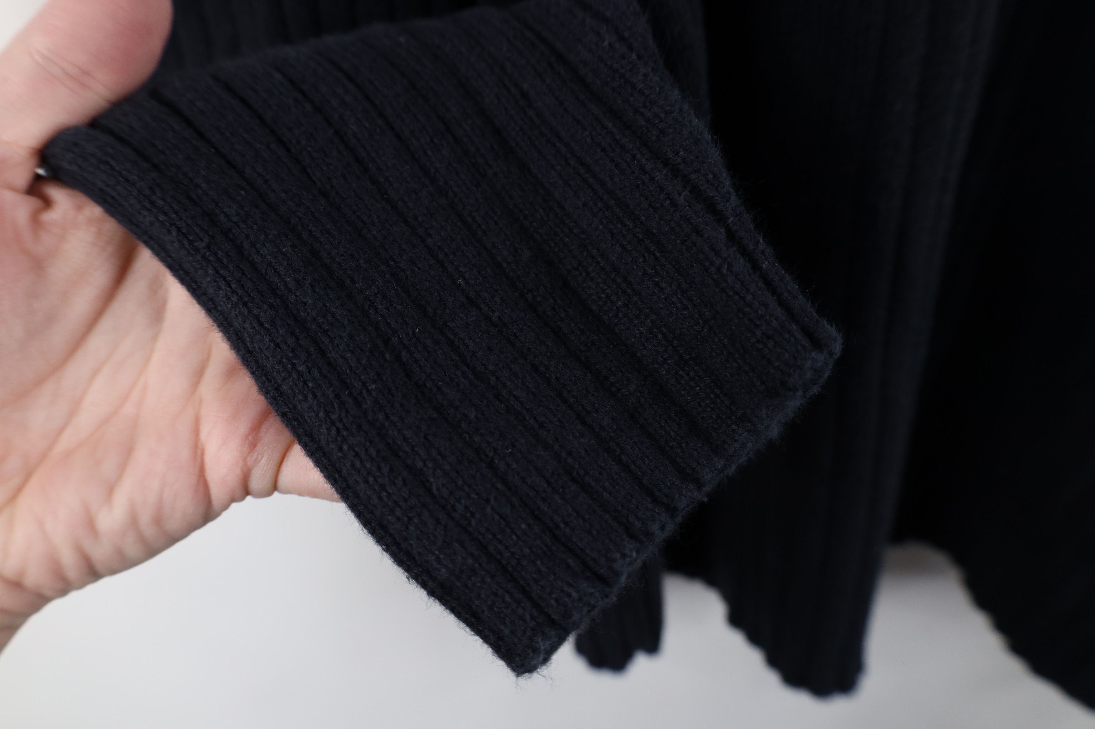 Vintage Vintage 90s Streetwear Chunky Ribbed Knit Turtleneck Sweater Size L / US 10 / IT 46 - 5 Thumbnail