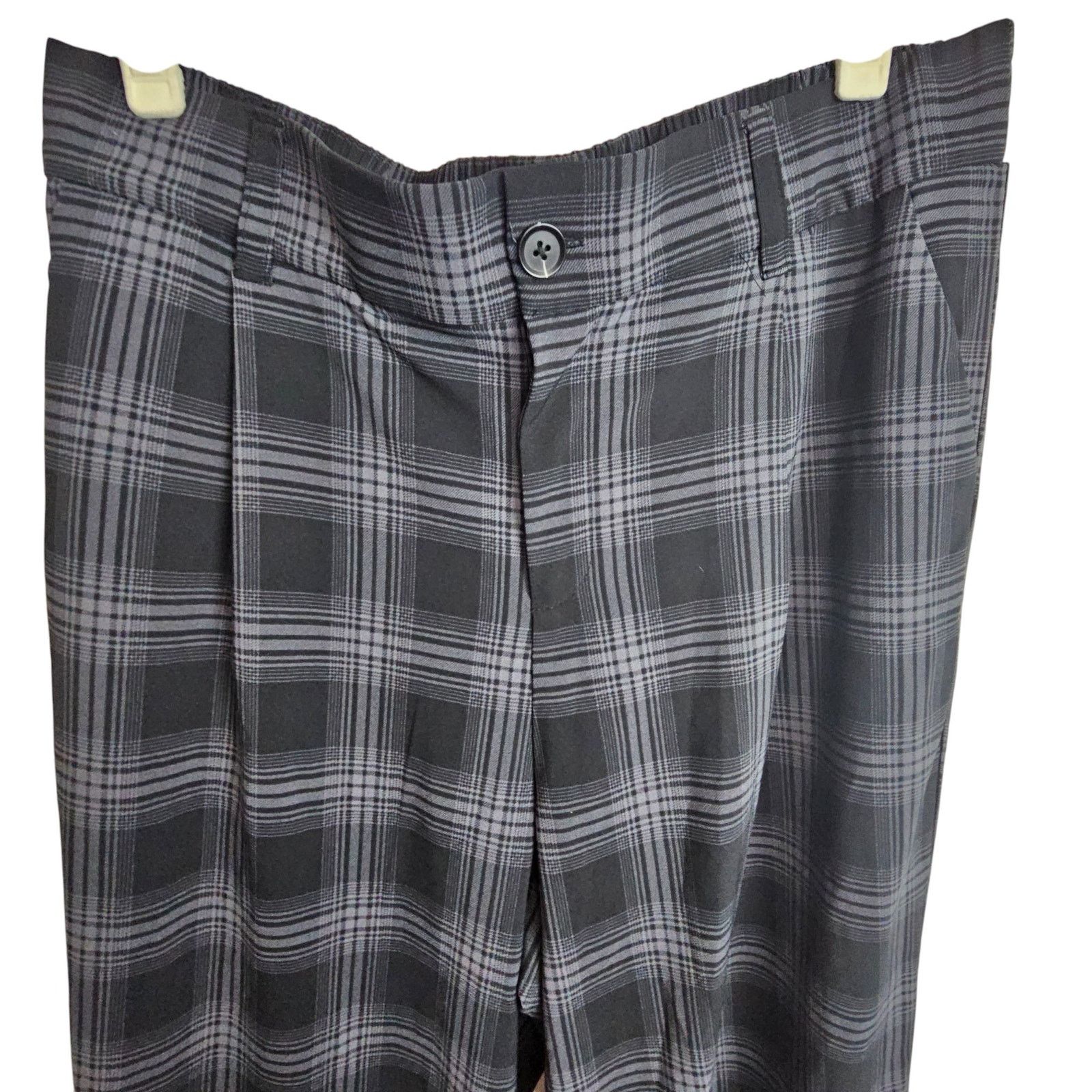 Corridor Torrid Plaid Challis Trouser Pants 14 Dark Academia Wide Leg Size 36" / US 14 / IT 50 - 2 Thumbnail