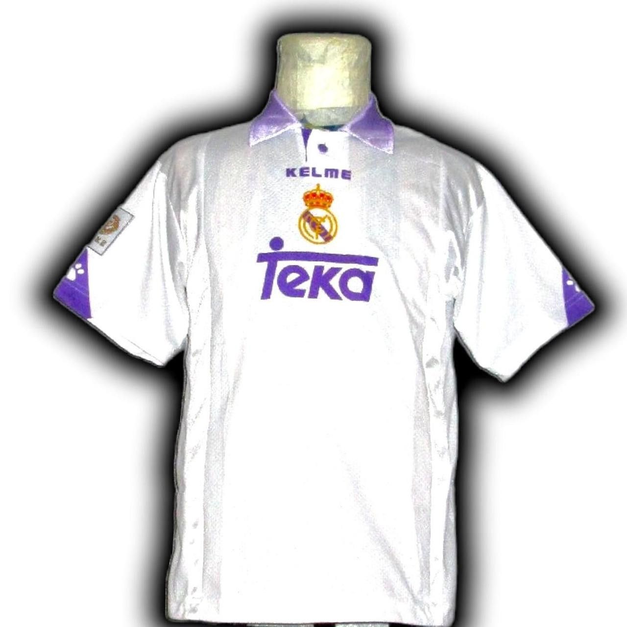 Other Real Madrid Spain 1997 1998 Home Shirt Jersey Kelme Size US S / EU 44-46 / 1 - 2 Thumbnail