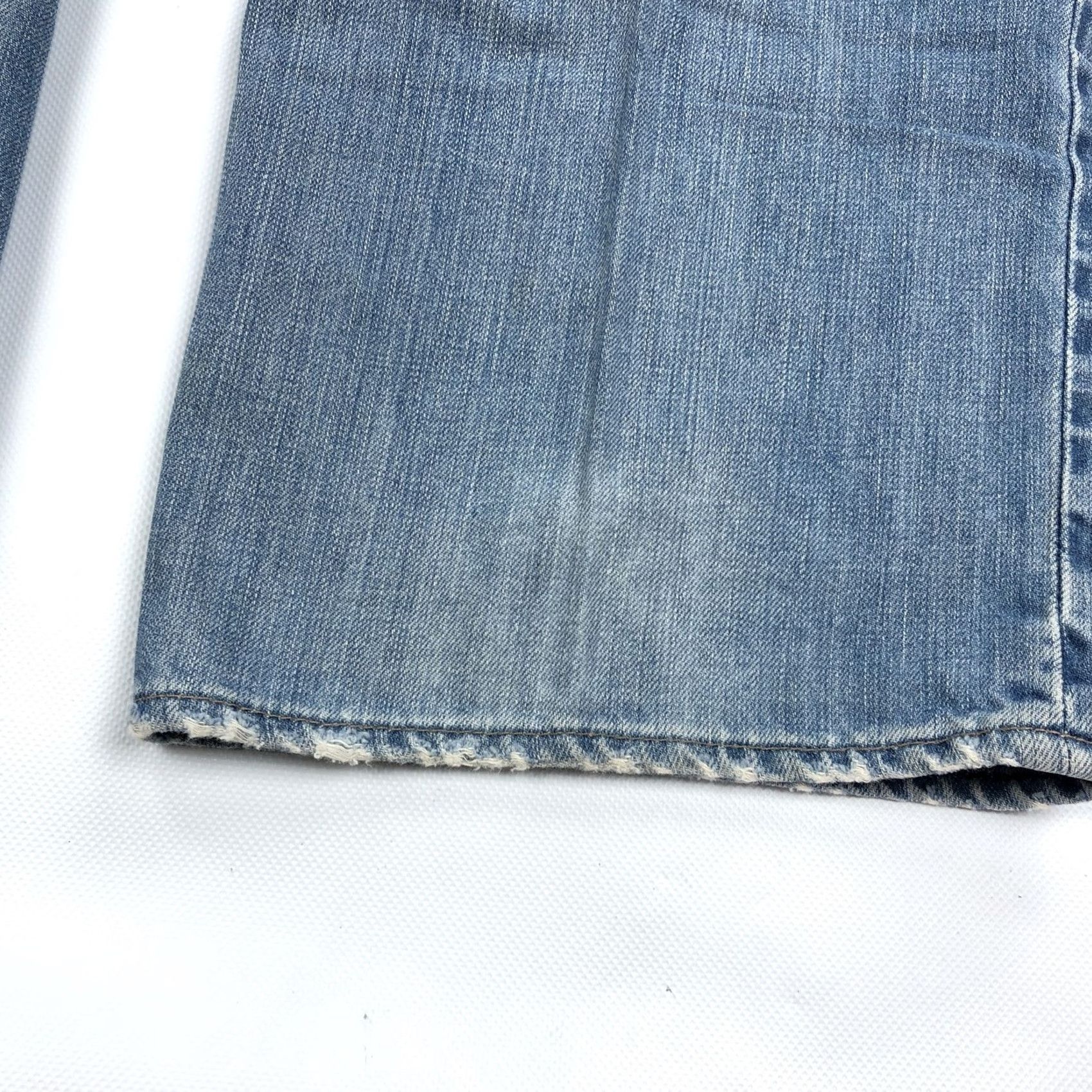 J.Crew J.CREW Jeans Denim Straight Button Fly 34x30 Blue Vintage 5-Pocket Cotton Men Regular Mid Rise Gray? Size US 36 / EU 52 - 5 Thumbnail