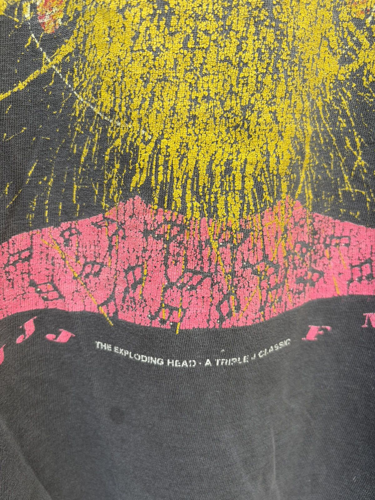 Vintage 90s Triple J (The Exploding Head) vintage tee Size US L / EU 52-54 / 3 - 2 Thumbnail
