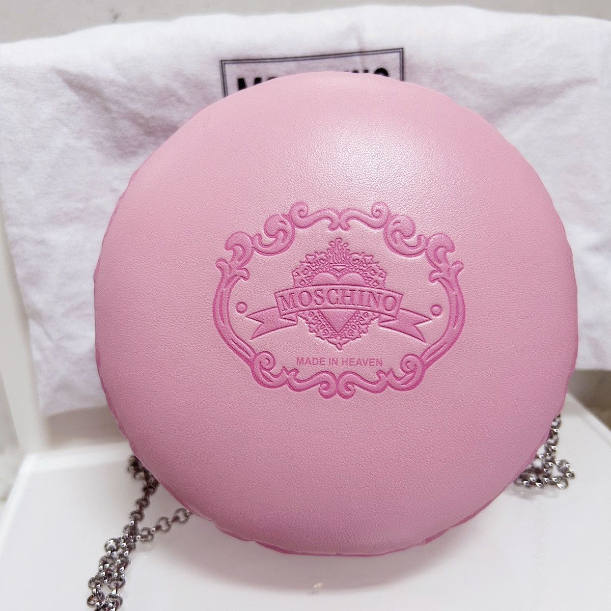 Moschino Authentic Moschino RARE Macaron Pink Marie Antoinette Bag Size ONE SIZE - 6 Thumbnail