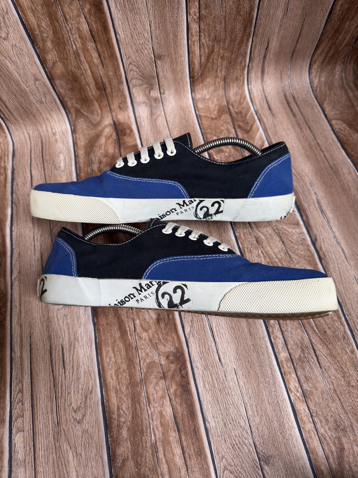 Maison Margiela Ss19 Tabi canvas sneakers Size US 8.5 / EU 41-42 - 9 Thumbnail