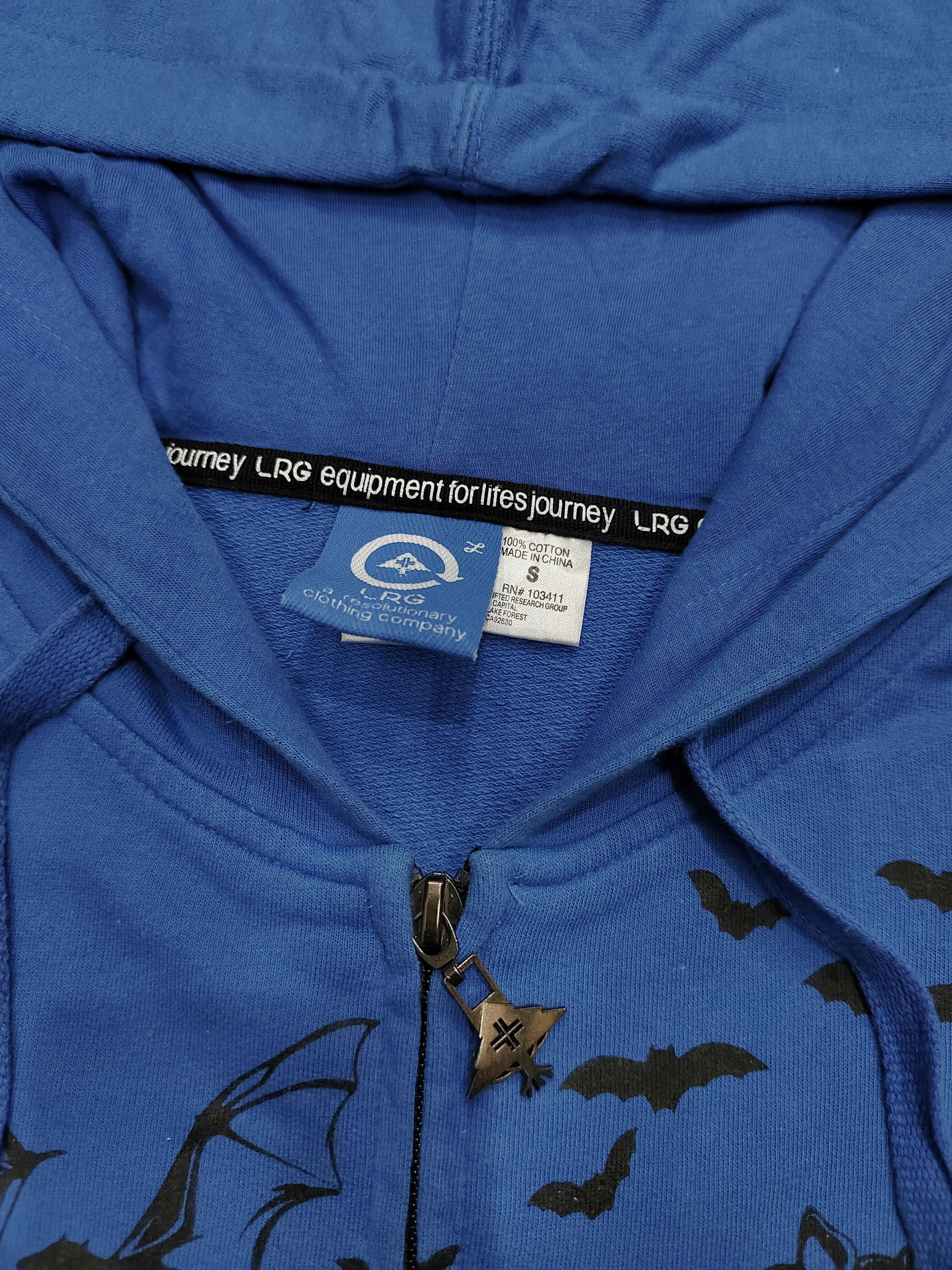 LRG 00s LRG Lifted Research Grapich 2 Tone Zip Hoodie Size US L / EU 52-54 / 3 - 5 Thumbnail