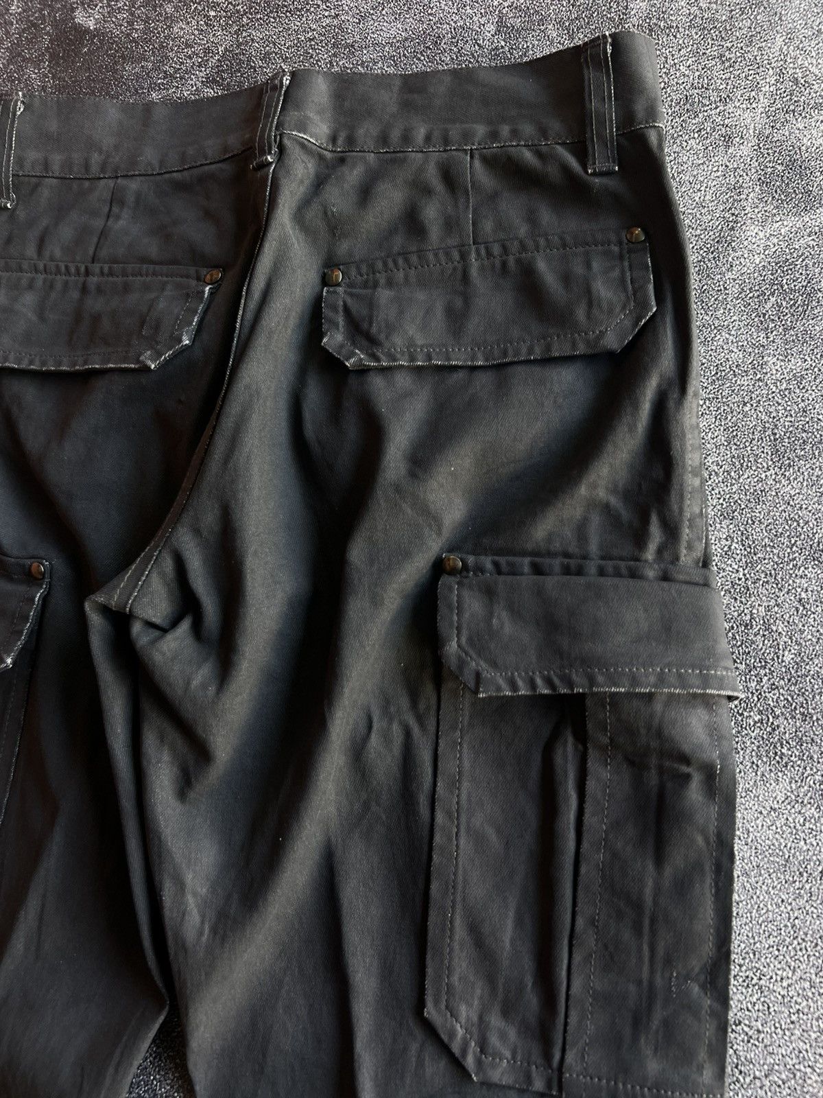 5351 POUR LES HOMMES 5351 Pour Les Hommes Waxed Cargo Pants Size US 28 / EU 44 - 7 Thumbnail