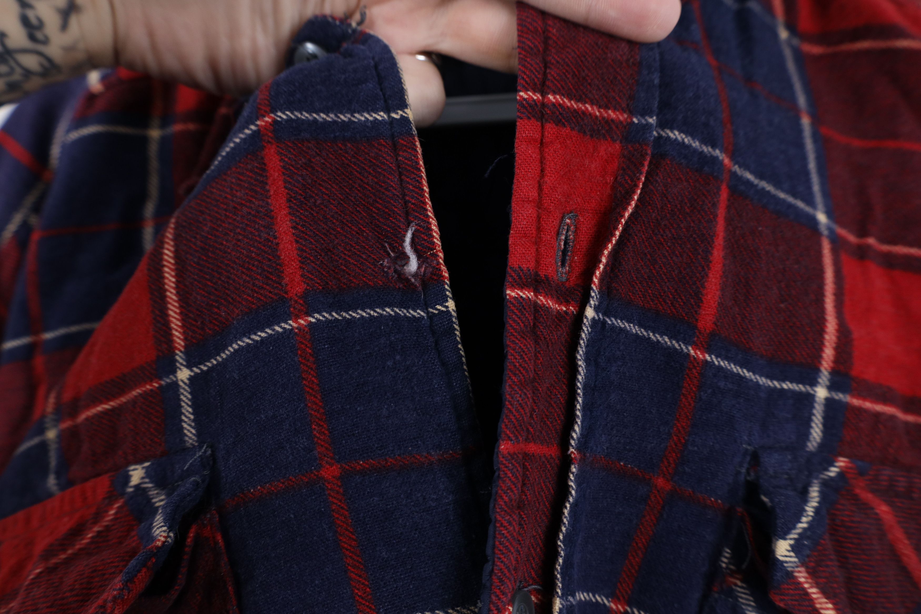 Vintage Vintage 90s Streetwear Flannel Button Shirt Jacket Jac Shirt Size US M / EU 48-50 / 2 - 8 Thumbnail