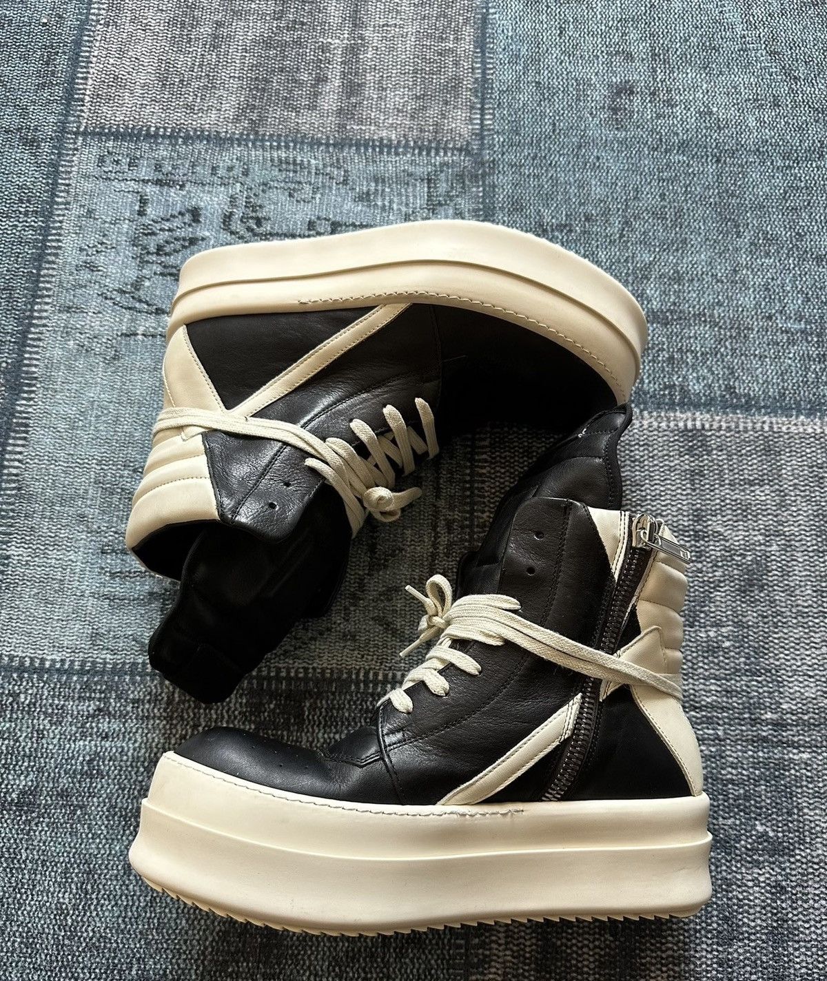 Rick Owens Rick Owens mainline thick-sole inverted triangle Size US 8 / EU 41 - 2 Thumbnail