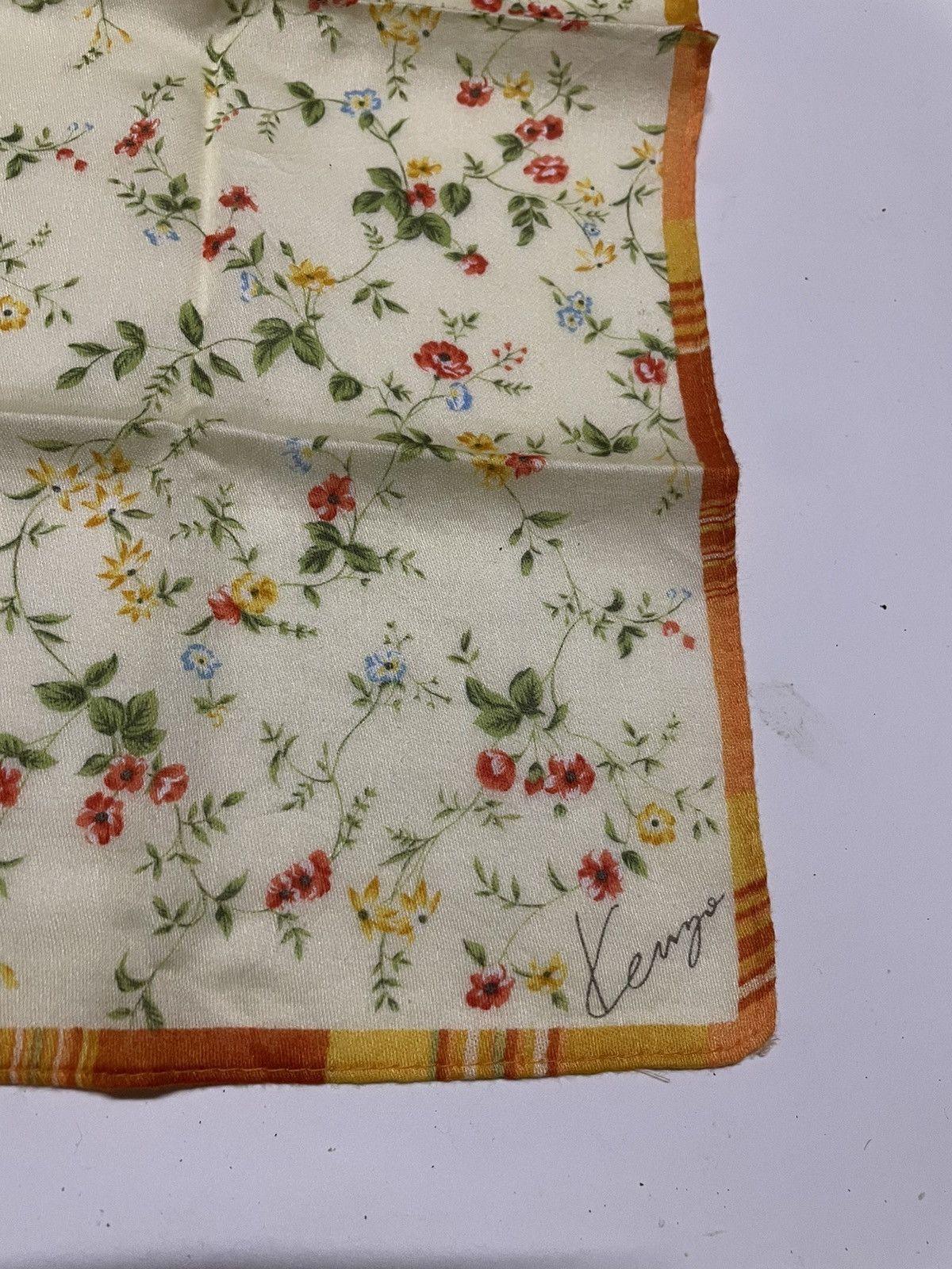 Kenzo Vintage Kenzo handkerchief bandana pocket square Size ONE SIZE - 2 Thumbnail