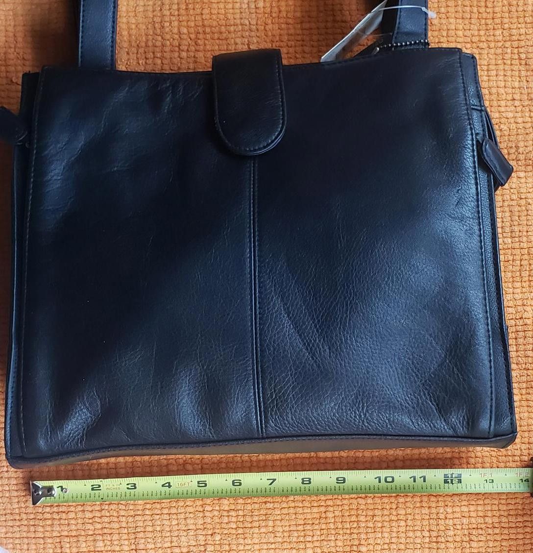 Designer Giani Bernini Black Leather purse Shoulder Bag Handbag NWT Size ONE SIZE - 4 Thumbnail