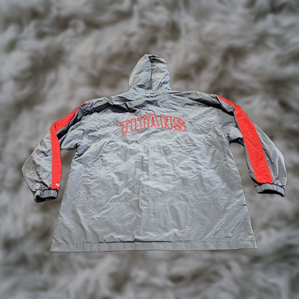 Puma PUMA Tennessee Titans Pum Mens Windbreaker Jacket XL Blue Logo NFL Football Mens Windbreaker Jacket Size US XL / EU 56 / 4 - 1 Thumbnail