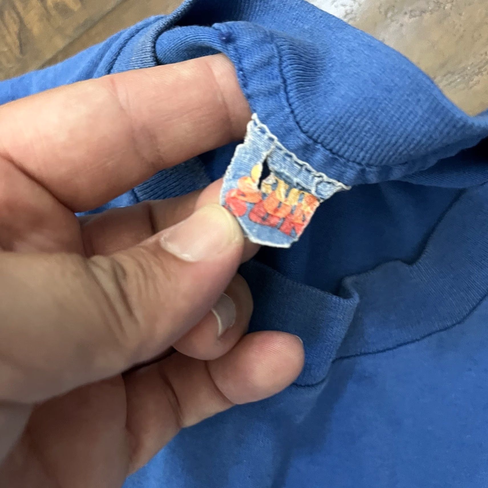 Vintage VINTAGE Chevrolet T-Shirt Blue 80s 90s Hot Rod Racing Single Stitch Mens L Size US L / EU 52-54 / 3 - 7 Thumbnail