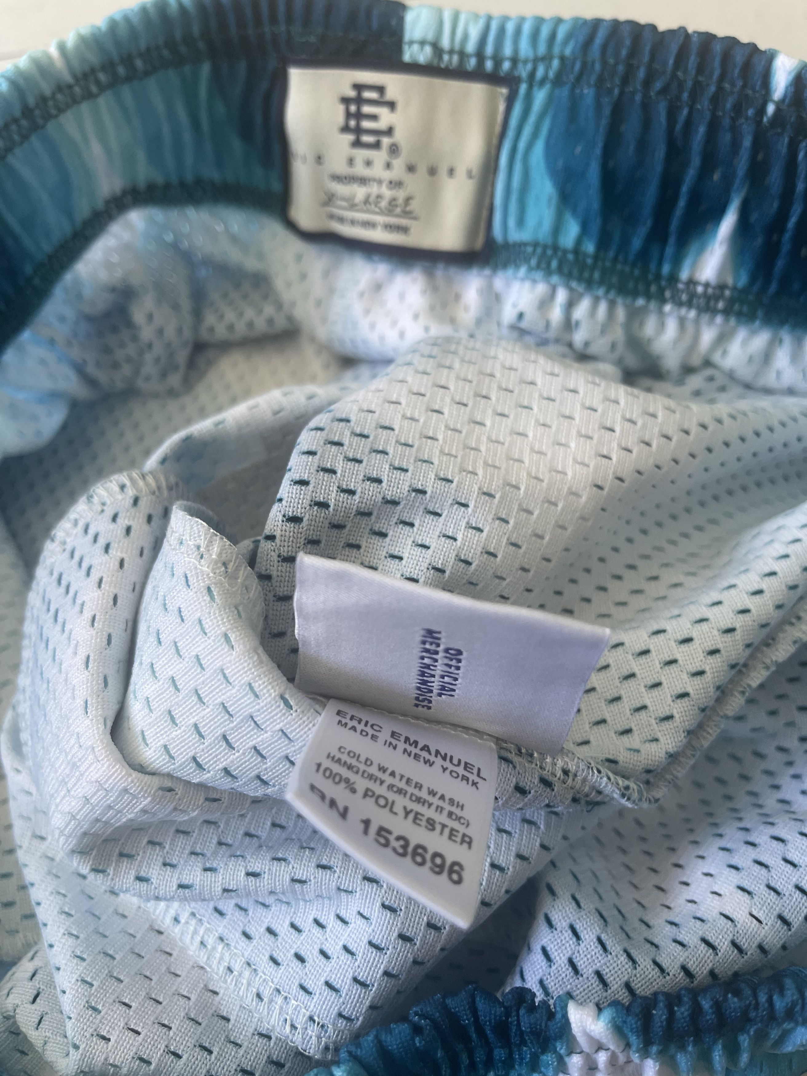 Eric Emanuel Eric Emanuel EE Basic Short - Circles Blue XL Size US 35 - 3 Thumbnail