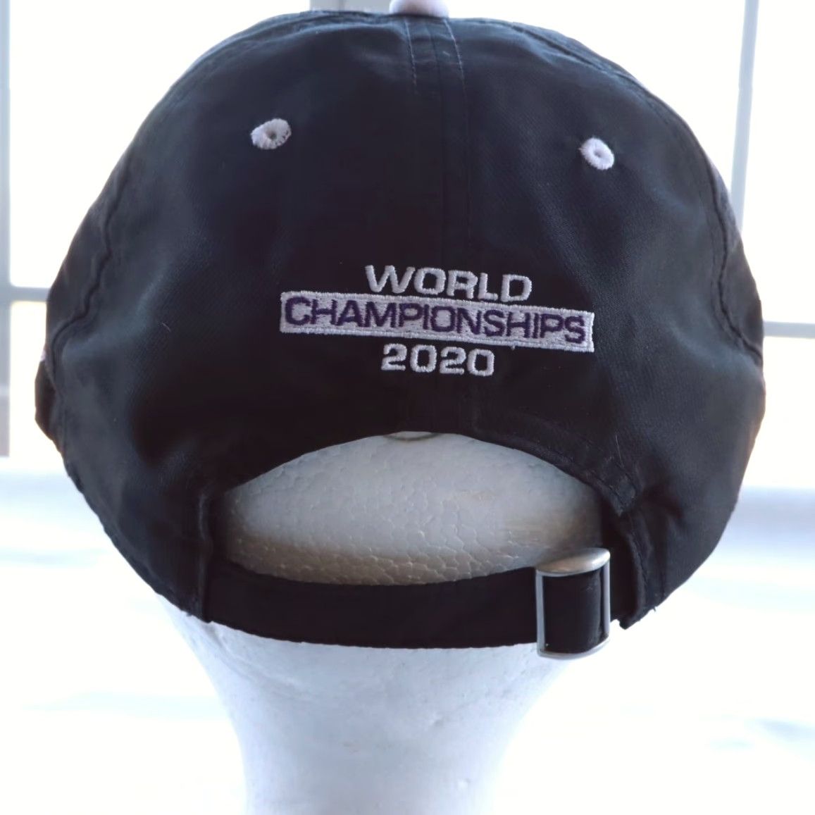 Vintage Breeder's Cup World Championships 2020 Black Woven Golf Strapback Hat Men's OS Size ONE SIZE - 4 Thumbnail