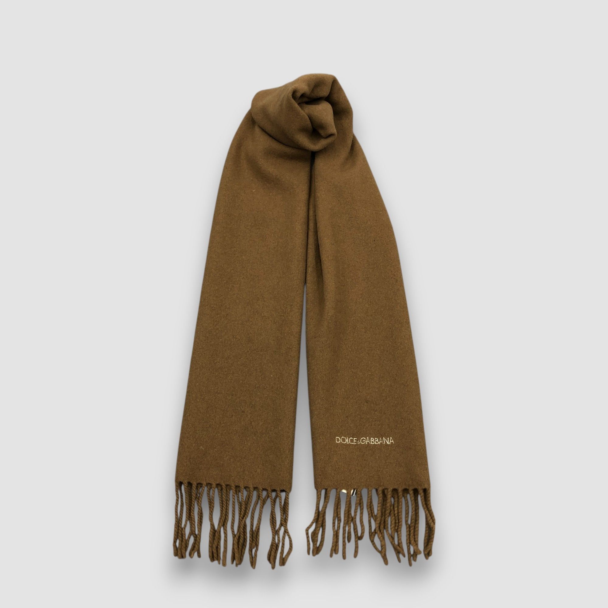 Dolce & Gabbana Vintage Dolce Gabbana Scarf Muffler Wool Scarves Size ONE SIZE - 1 Thumbnail