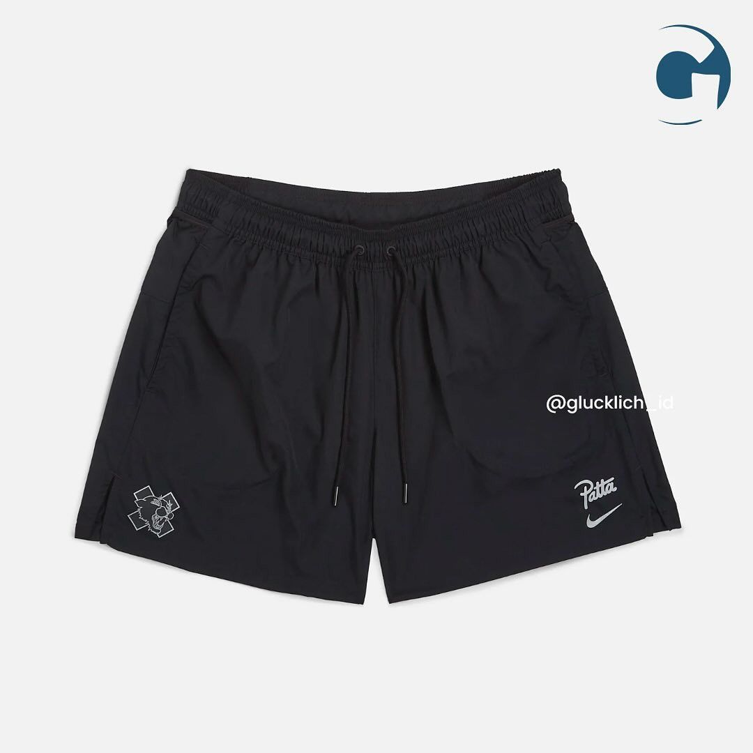 Nike Nike, x Patta Running Team Short (Black) Size US 28 / EU 44 - 1 Thumbnail