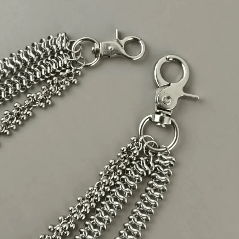 Jewelry Cuban Style Stainless Steel Pants Chain Size ONE SIZE - 3 Thumbnail