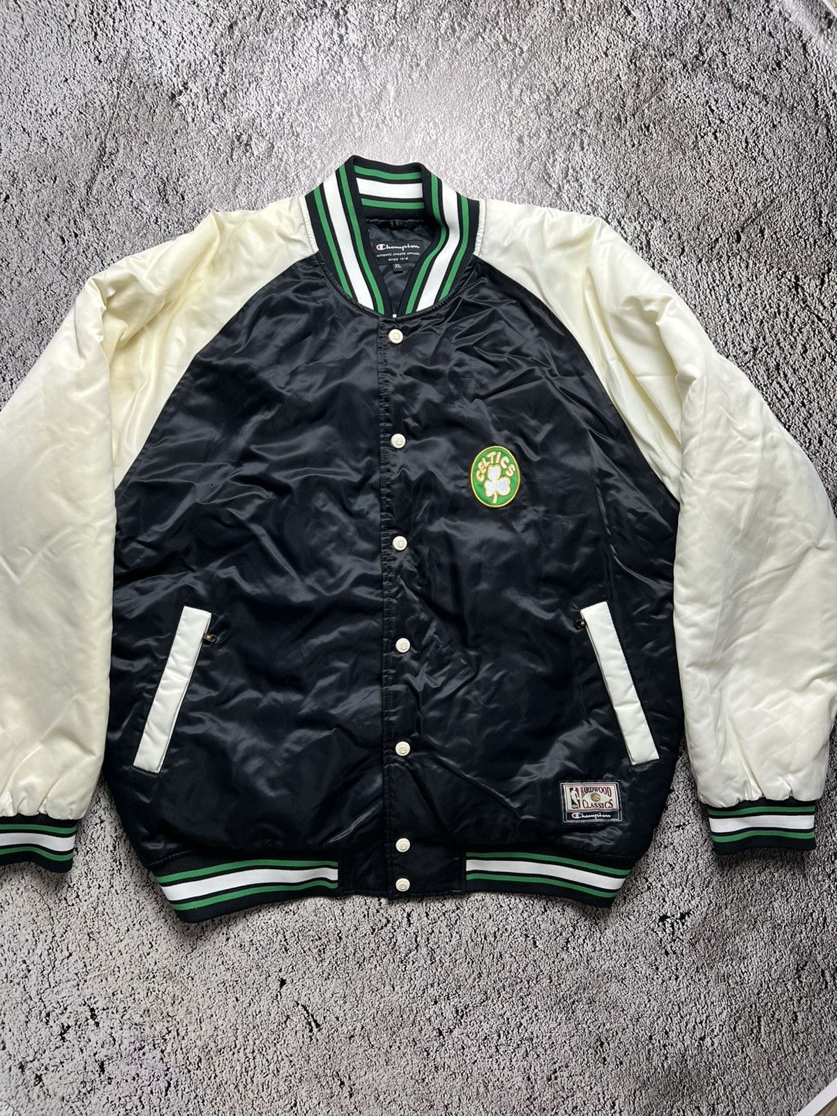Champion VTG 90’s Boston Celtics NBA satin bomber champion jacket Size US XL / EU 56 / 4 - 1 Thumbnail
