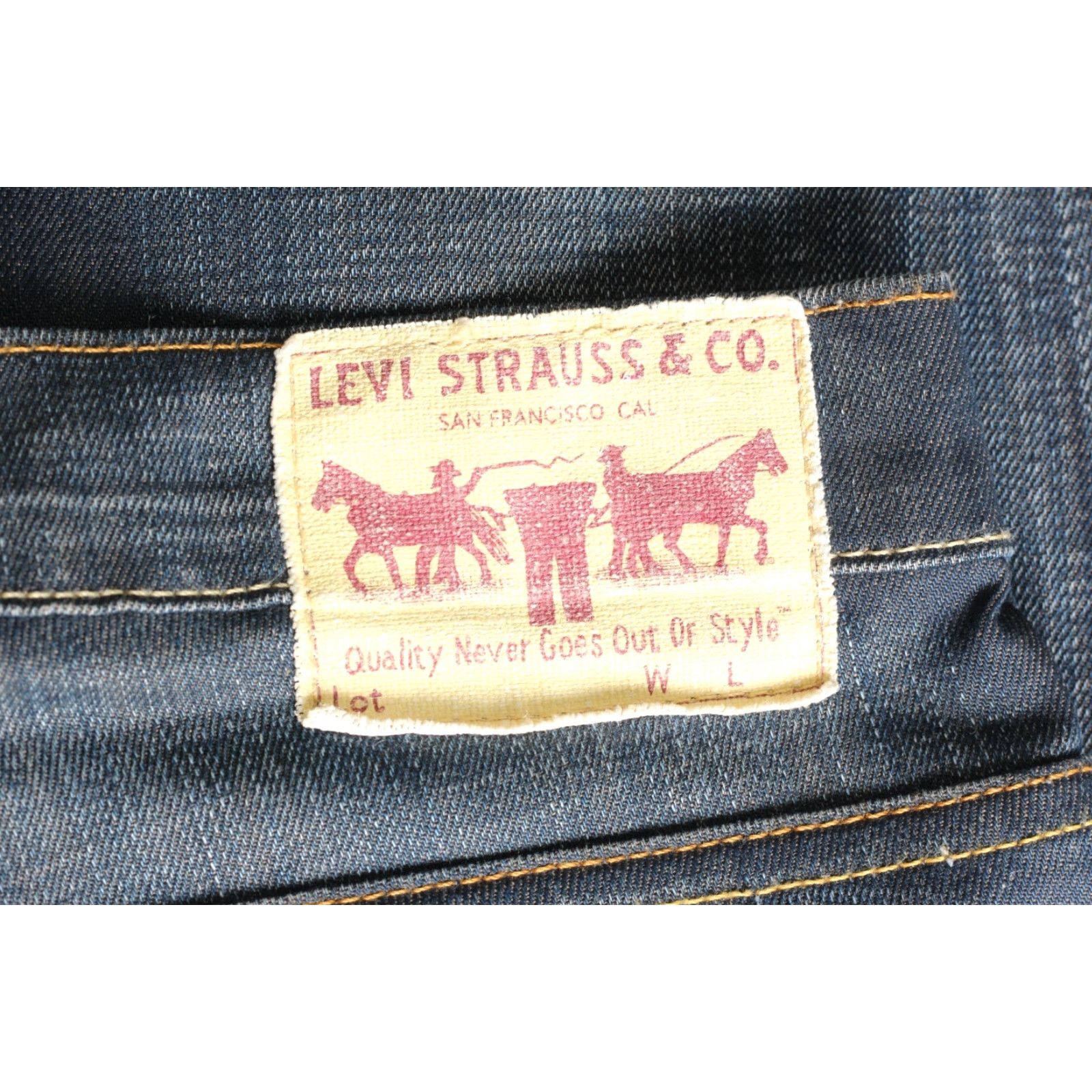 Levi's VINTAGE Levi’s 519 SLIM Jeans Men W32 L32 Stretch DZ7604 - Vintage 5-Pocket Denim Blue Slim fit jeans Mens 32x32 Size US 32 / EU 48 - 5 Thumbnail