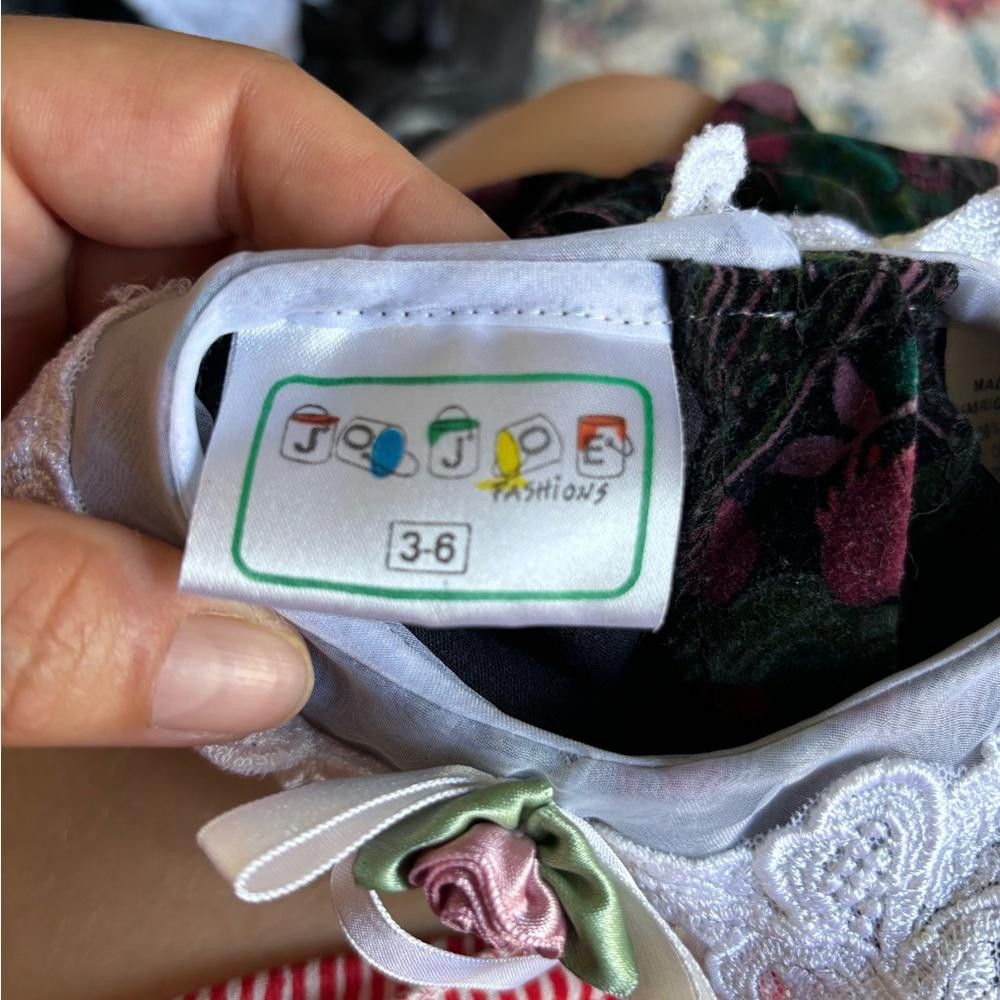 Designer Vintage floral baby dress Size ONE SIZE - 3 Thumbnail