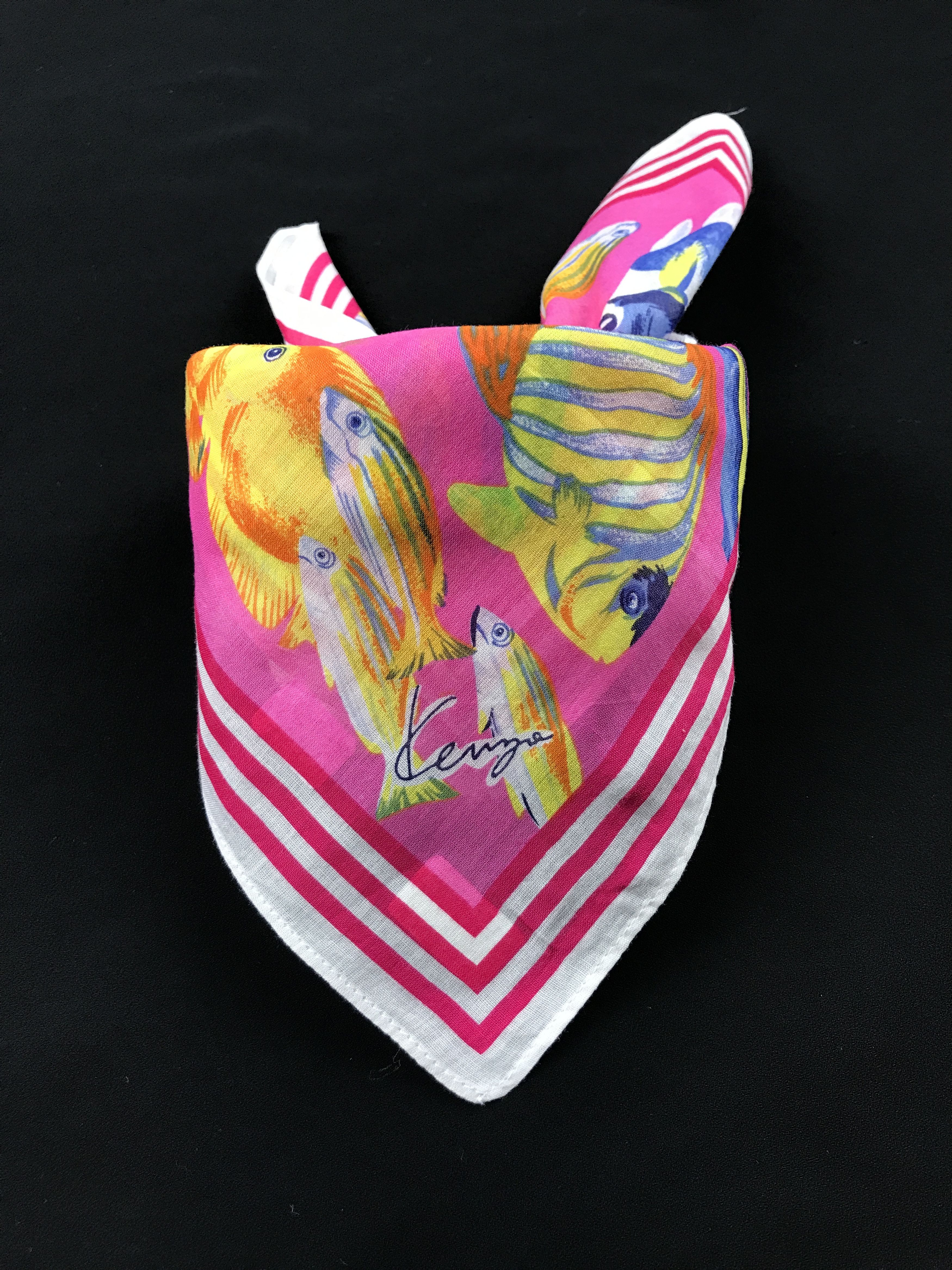 Japanese Brand × Kenzo × Vintage Vintage Kenzo Bandana Neckerchief Handkerchief Size ONE SIZE - 2 Thumbnail