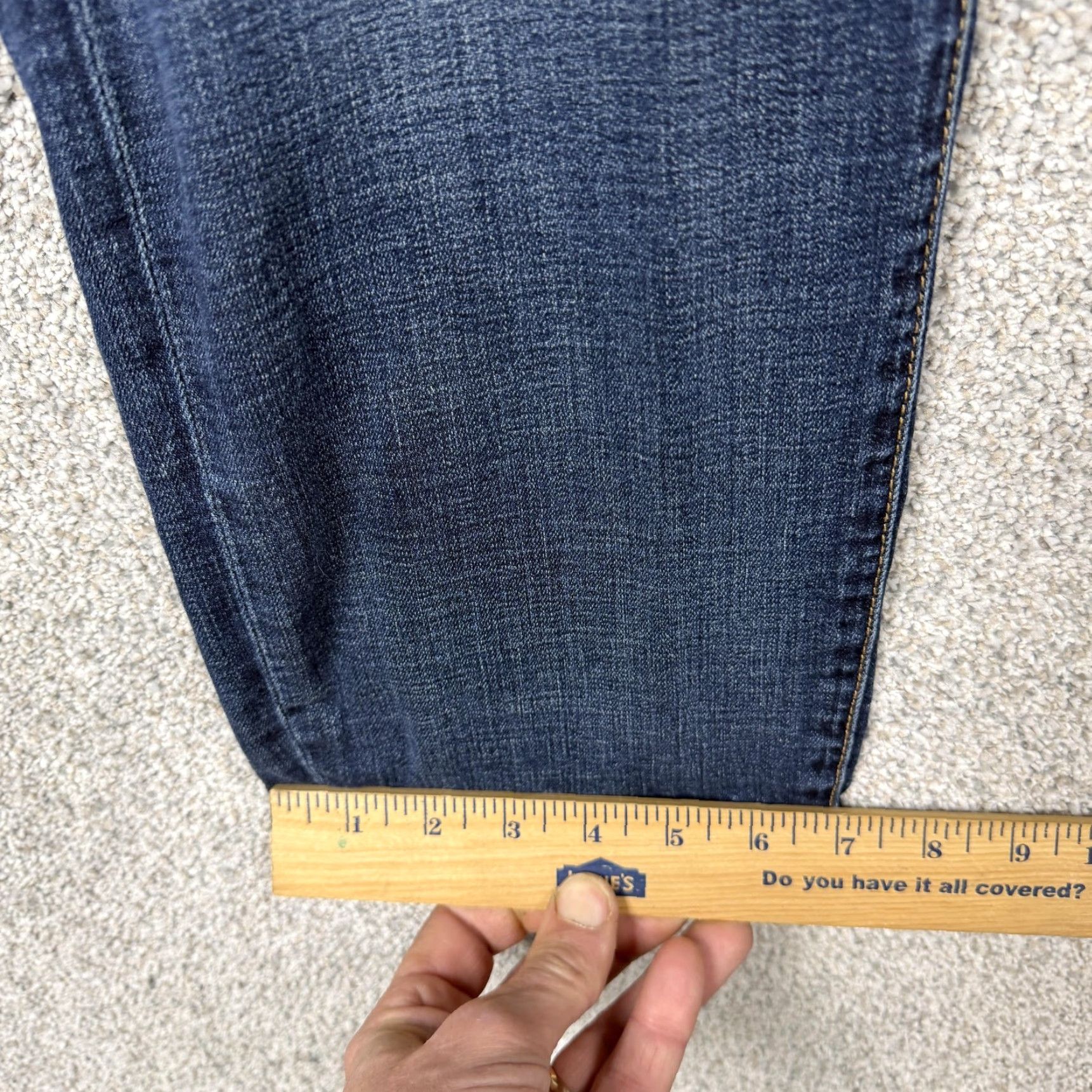 American Eagle Outfitters American Eagle Womens Jeans Boyfriend Crop 4 Medium Blue Stretch Denim 31x23.5 5-Pocket Zip Button Casual Boho Grunge Hipster Retro Y2K Size 27" / US 4 / IT 40 - 3 Thumbnail