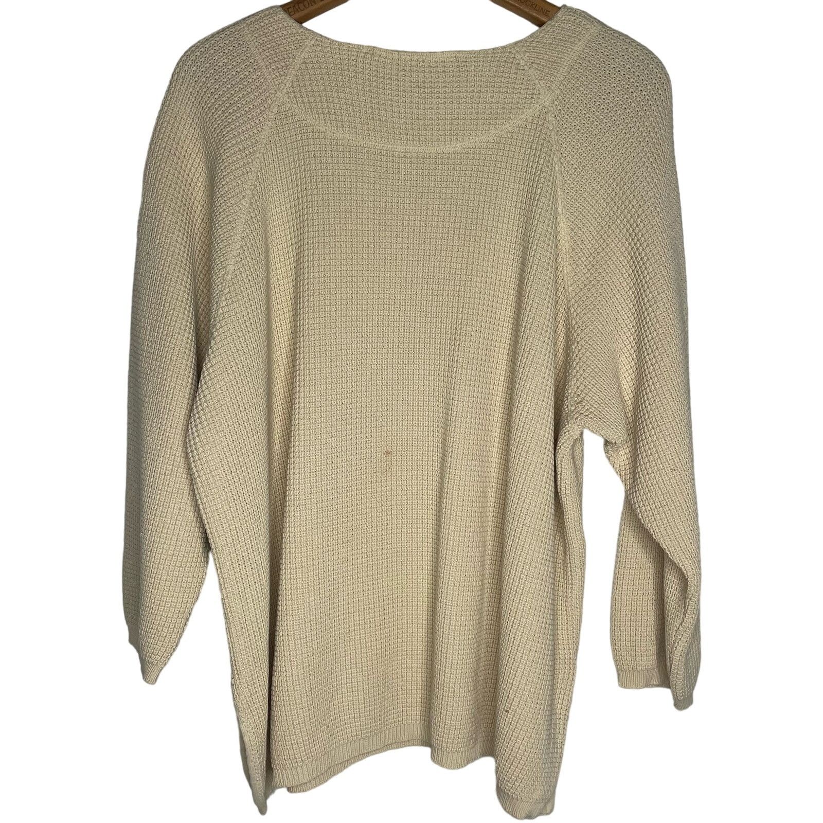 Other Vintage Vittadini Sport Cotton Knit Sweater Size M / US 6-8 / IT 42-44 - 3 Thumbnail