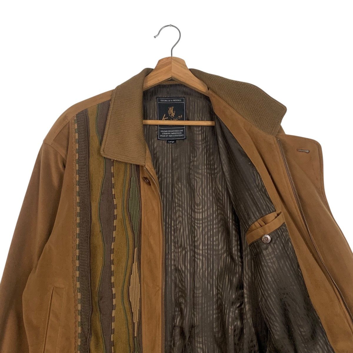 Japanese Brand KEN VALIDO Nice Design Casual Bomber Jacket #1795-C15 Size US L / EU 52-54 / 3 - 10 Thumbnail