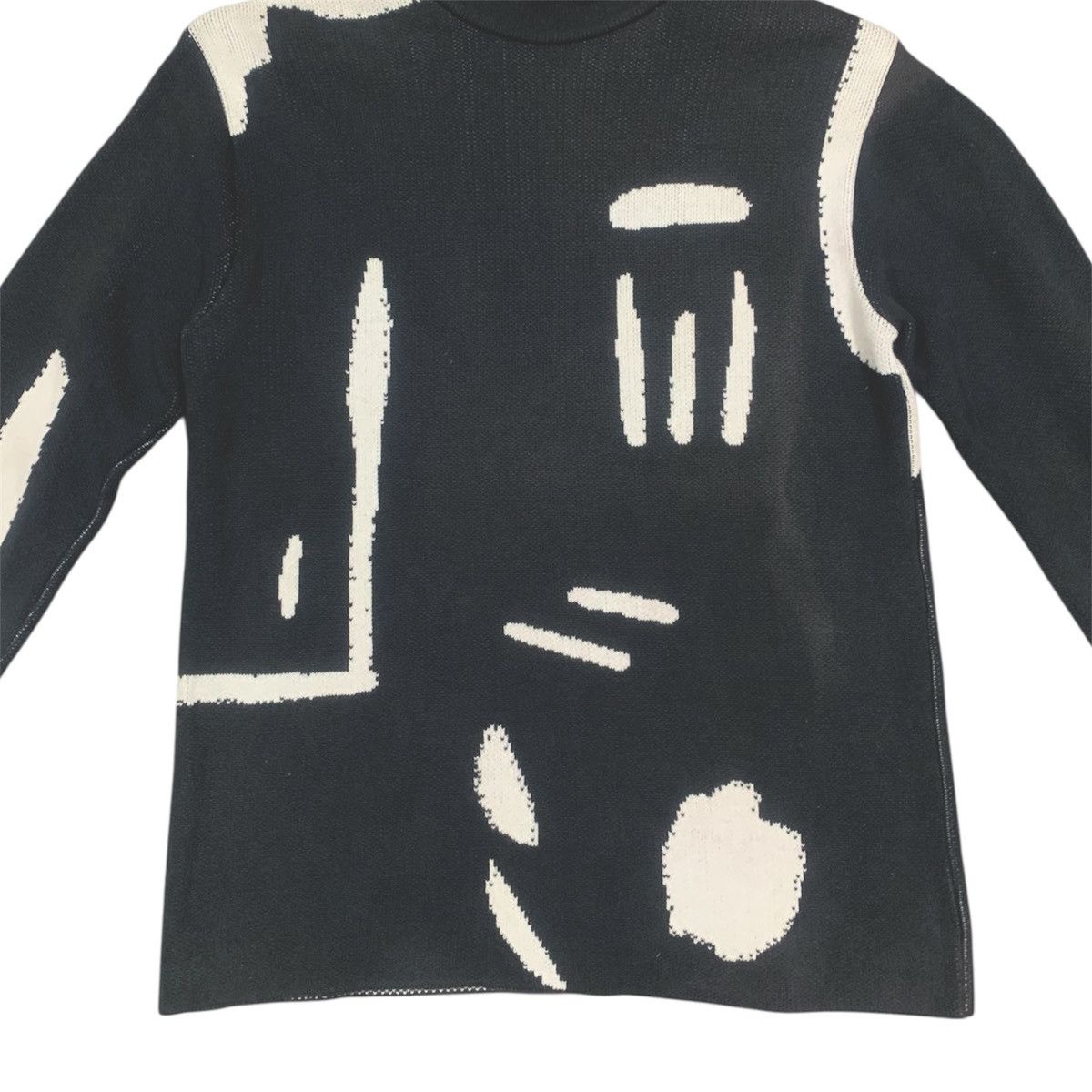 agnes b. Agnes B Homme x Laone Lopes Pull d'artiste Knit Sweater Size US S / EU 44-46 / 1 - 3 Thumbnail