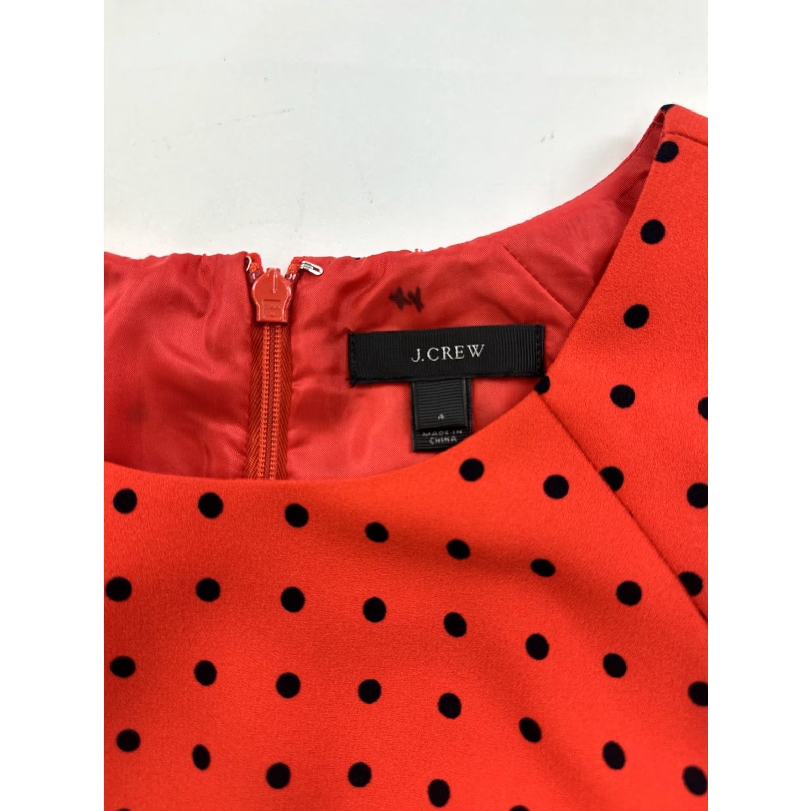 J.Crew J.Crew Dress Women’s 4 Black Sleeveless Sheath Pencil Polka Dot Knee Length Party/Cocktail Business Womens Size S / US 4 / IT 40 - 3 Thumbnail