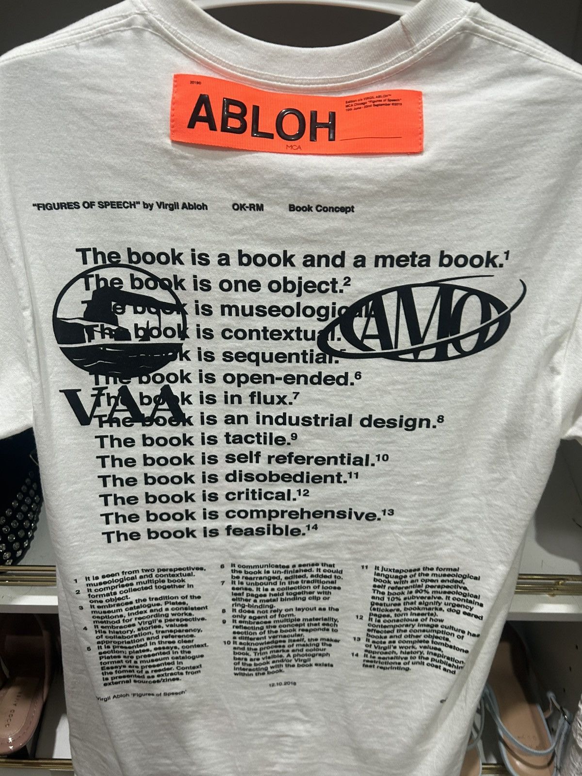 Off-White × Virgil Abloh Virgil Abloh MCA Figures of Speech t shirt Size US S / EU 44-46 / 1 - 2 Thumbnail