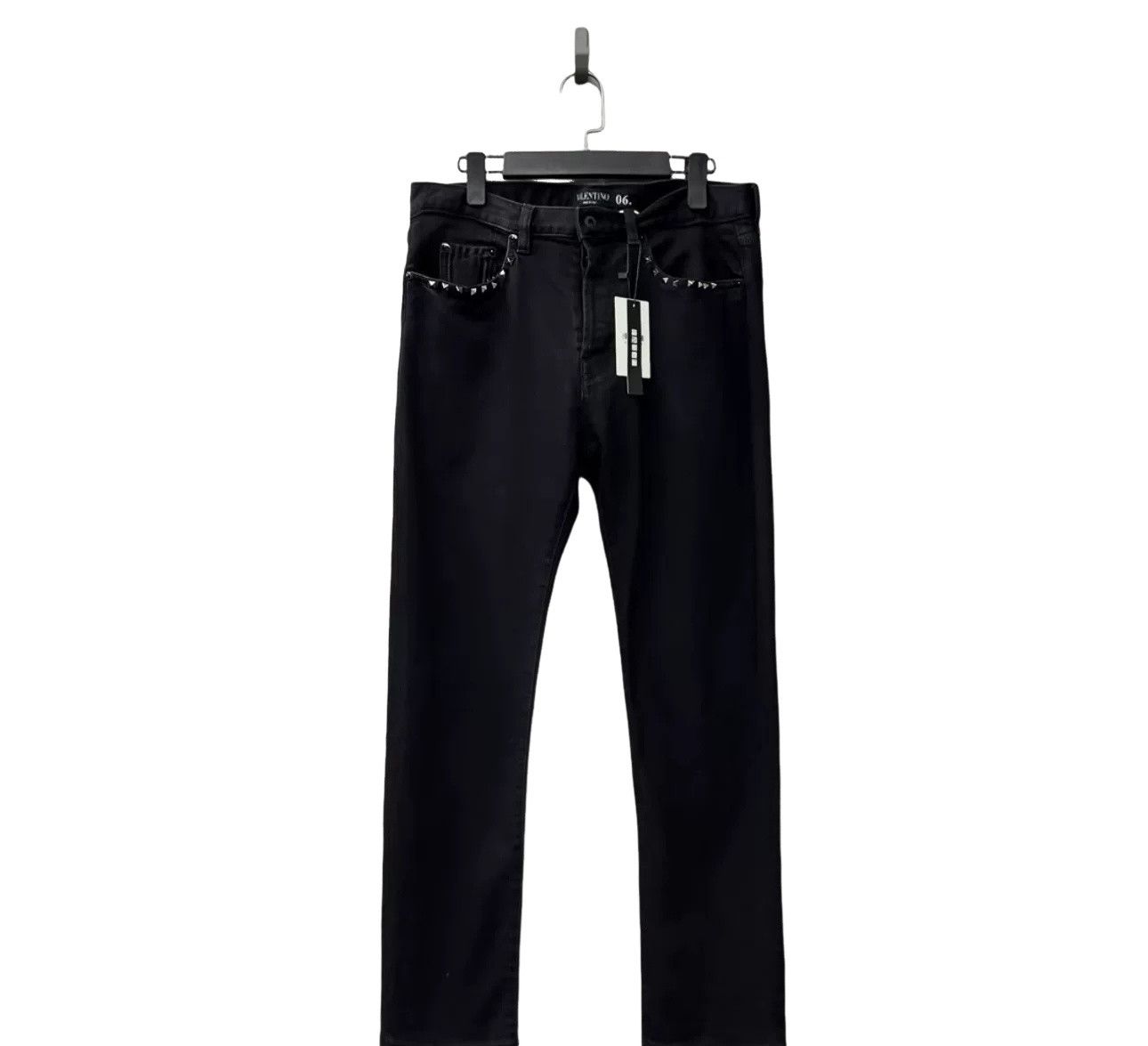 Valentino Valentino Studded Washed Black Jeans 32 Size US 32 / EU 48 - 1 Thumbnail