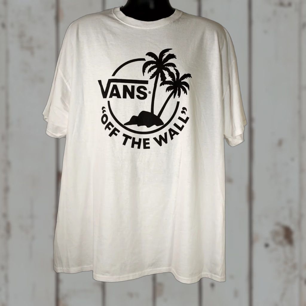 Vans VANS OFF THE WALL Short Sleeve Cotton Tee WHITE BLACK Skate Shirt Mens 3XL T-Shirt Regular Fit Crew Neck Logo Vintage No N/A Size US XXL / EU 58 / 5 - 1 Thumbnail