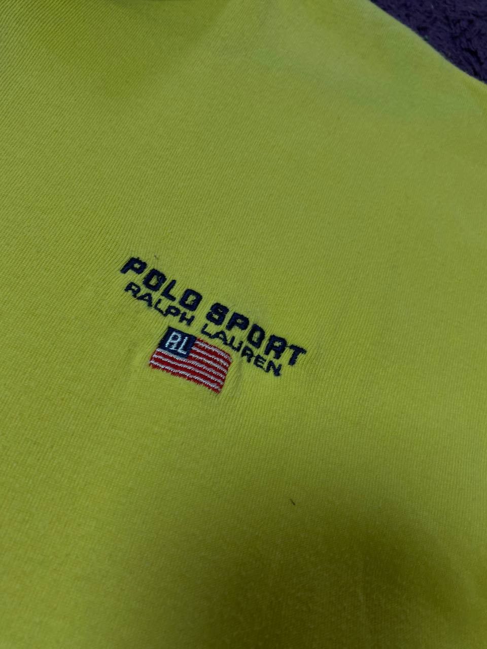 Polo Ralph Lauren 90’s Polo SPORT Ralph Lauren YELLOW Polo Shirt Size US XL / EU 56 / 4 - 6 Thumbnail