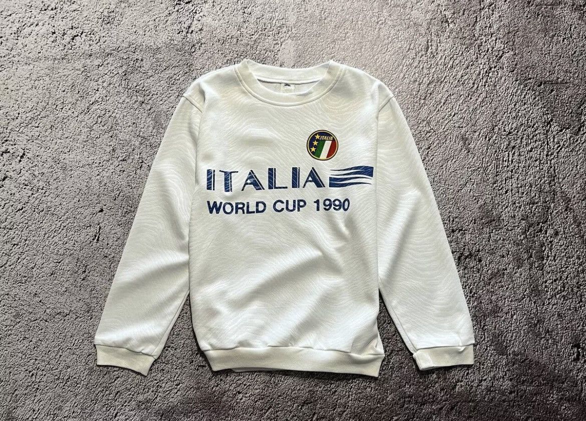 Vintage Vintage Italia World Cup 1990 Pullover Size 42 Size US XS / EU 42 / 0 - 1 Thumbnail