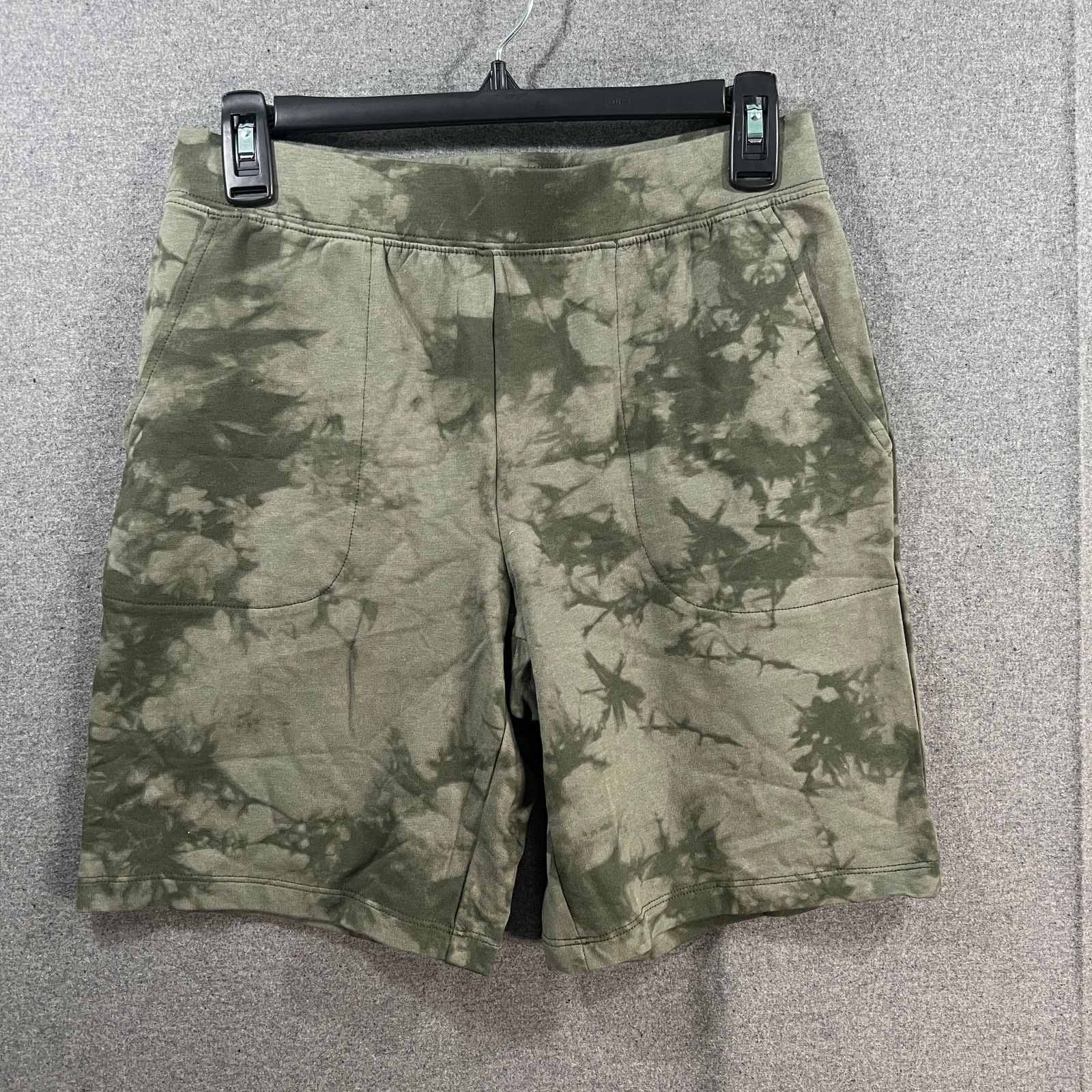 Other Denim & Co. Regular Short Crystal Wash French Terr Olive Size 26" / US 2 / IT 38 - 1 Thumbnail