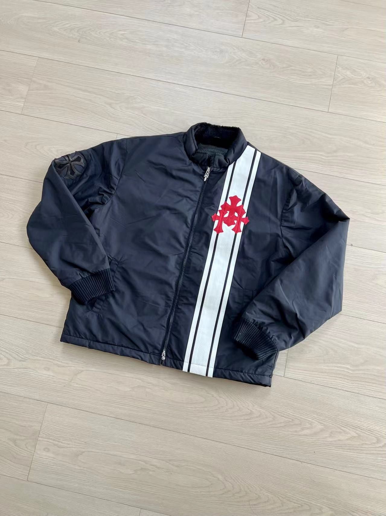 image of Chrome Hearts Heavy Coats Jacket, Men's (Size Large)