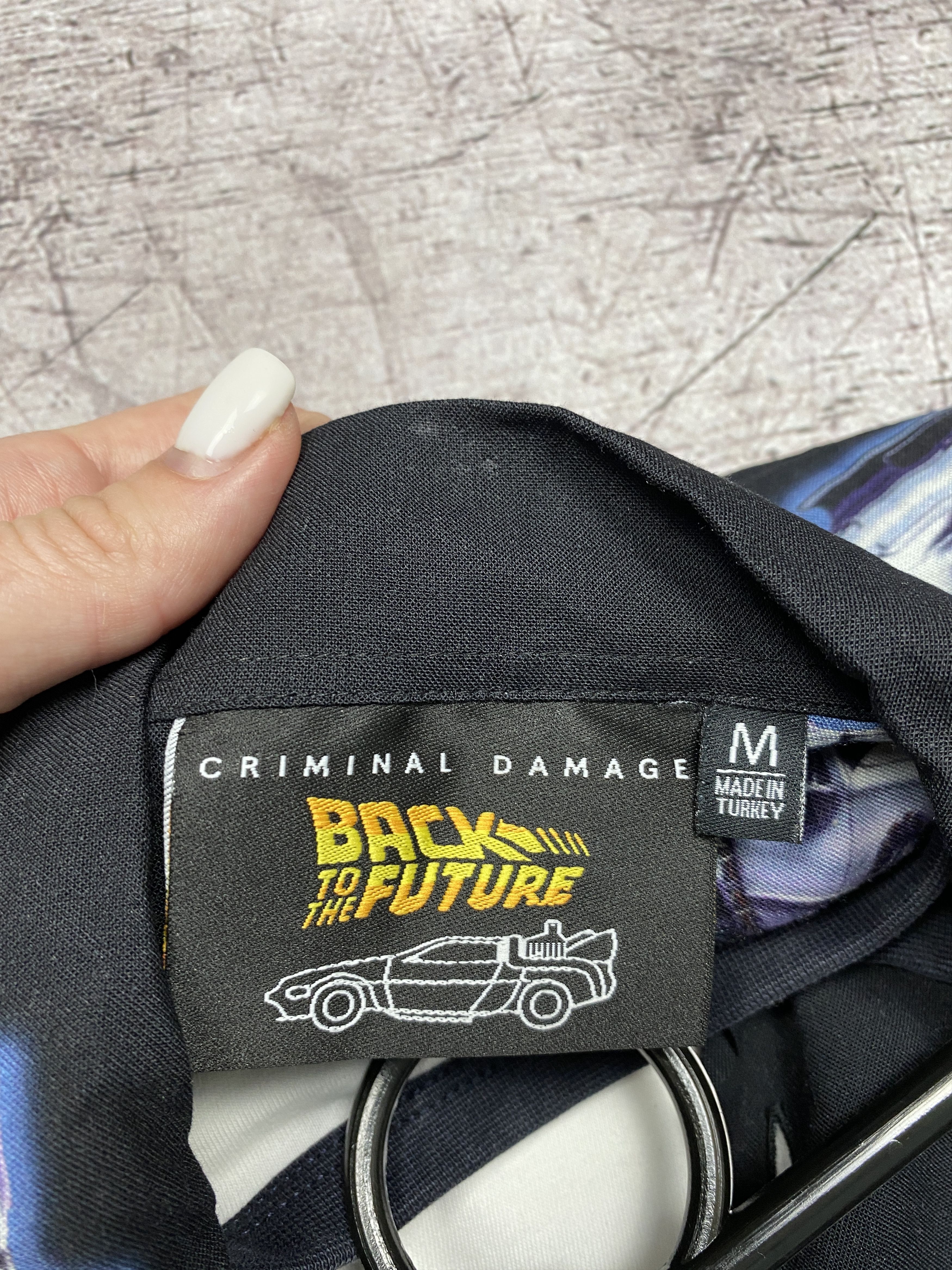 Other Back To Future Mens Hawaiian Shirt Size US M / EU 48-50 / 2 - 3 Thumbnail