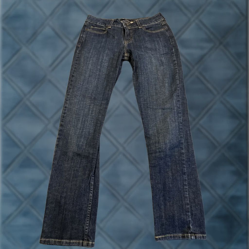 Levi's Levi’s 526 Slender Straight Blue Denim Jeans Women's 32" X 30" Inseam Dark Size 24" / US 00 / IT 34 - 1 Thumbnail