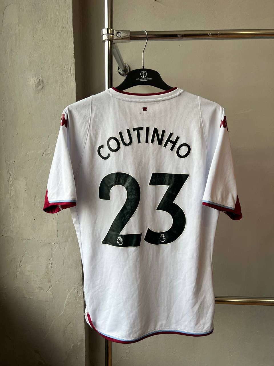 Kappa 2021/22 ASTON VILLA #23 COUTINHO AWAY SOCCER JERSEY SHIRT L Size US L / EU 52-54 / 3 - 13 Thumbnail