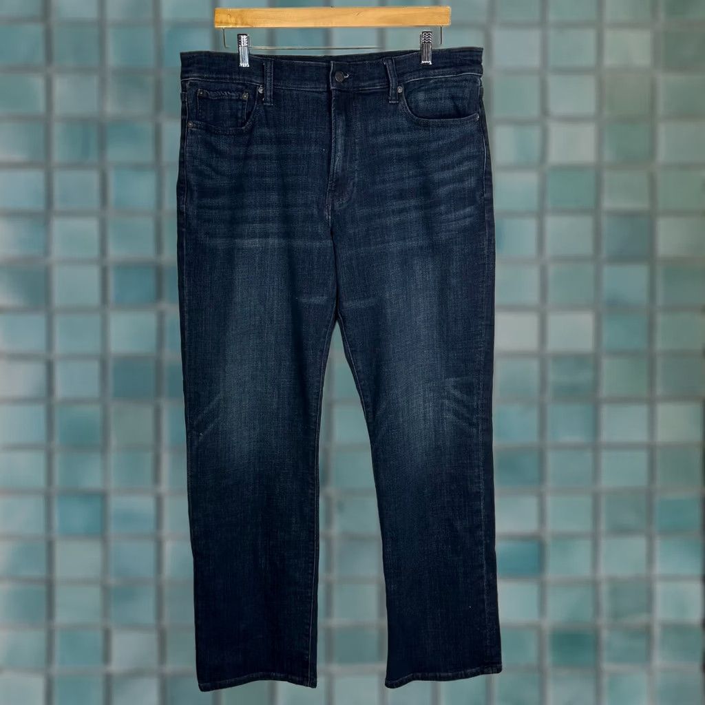 Lucky Brand Lucky Brand Jeans Mens 36 363 Vintage Straight Leg Blue Denim Dark Wash Jeans Size US 36 / EU 52 - 1 Thumbnail