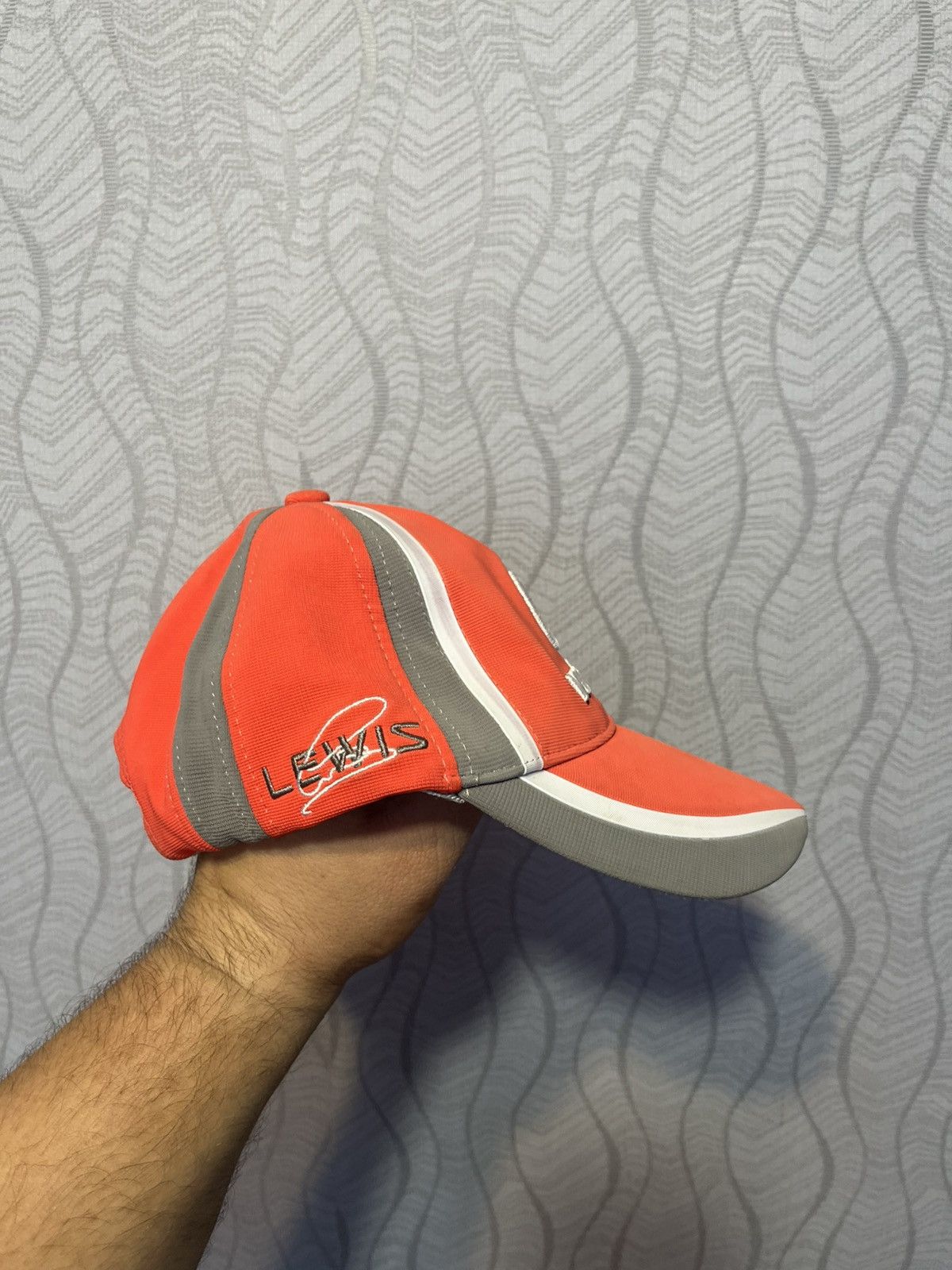 Mercedes-Benz Vodafone McLaren Mercedes Lewis Hamilton 2 Caps Racing F1 Size ONE SIZE - 13 Thumbnail