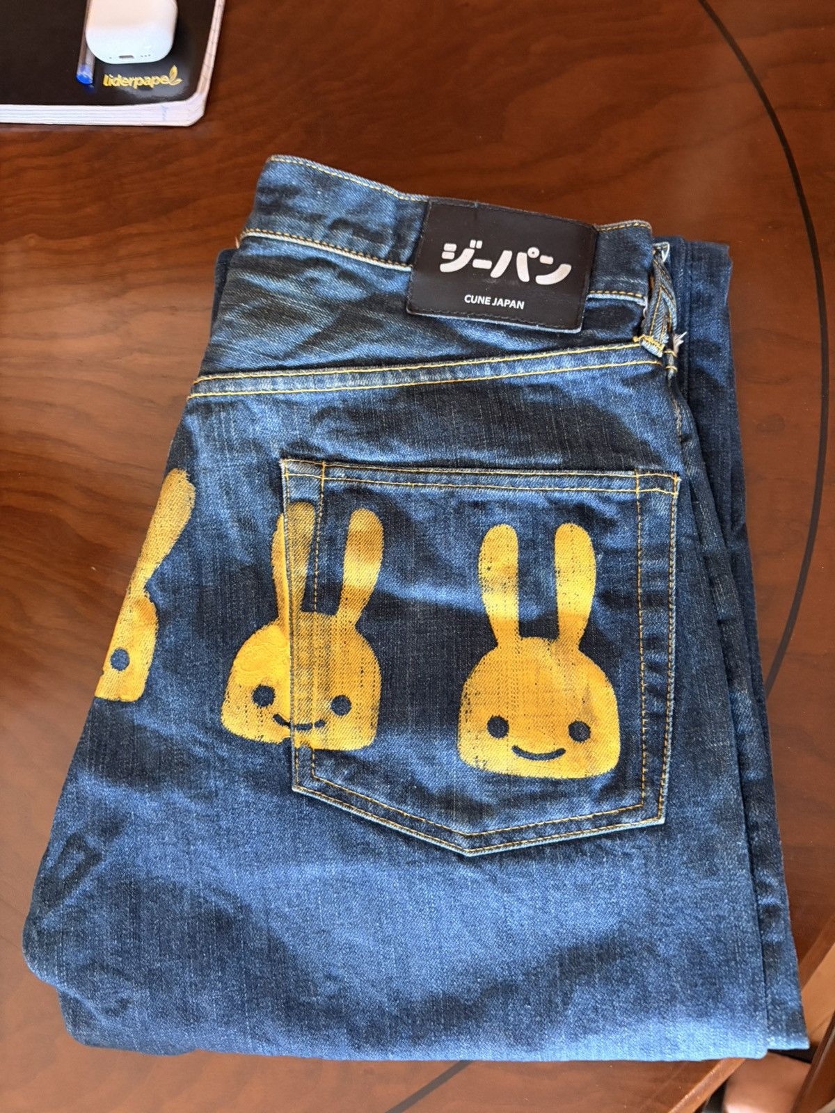 Other CUNE Japan Rabbit Denim Jeans Size 32 Made in Japan Rare