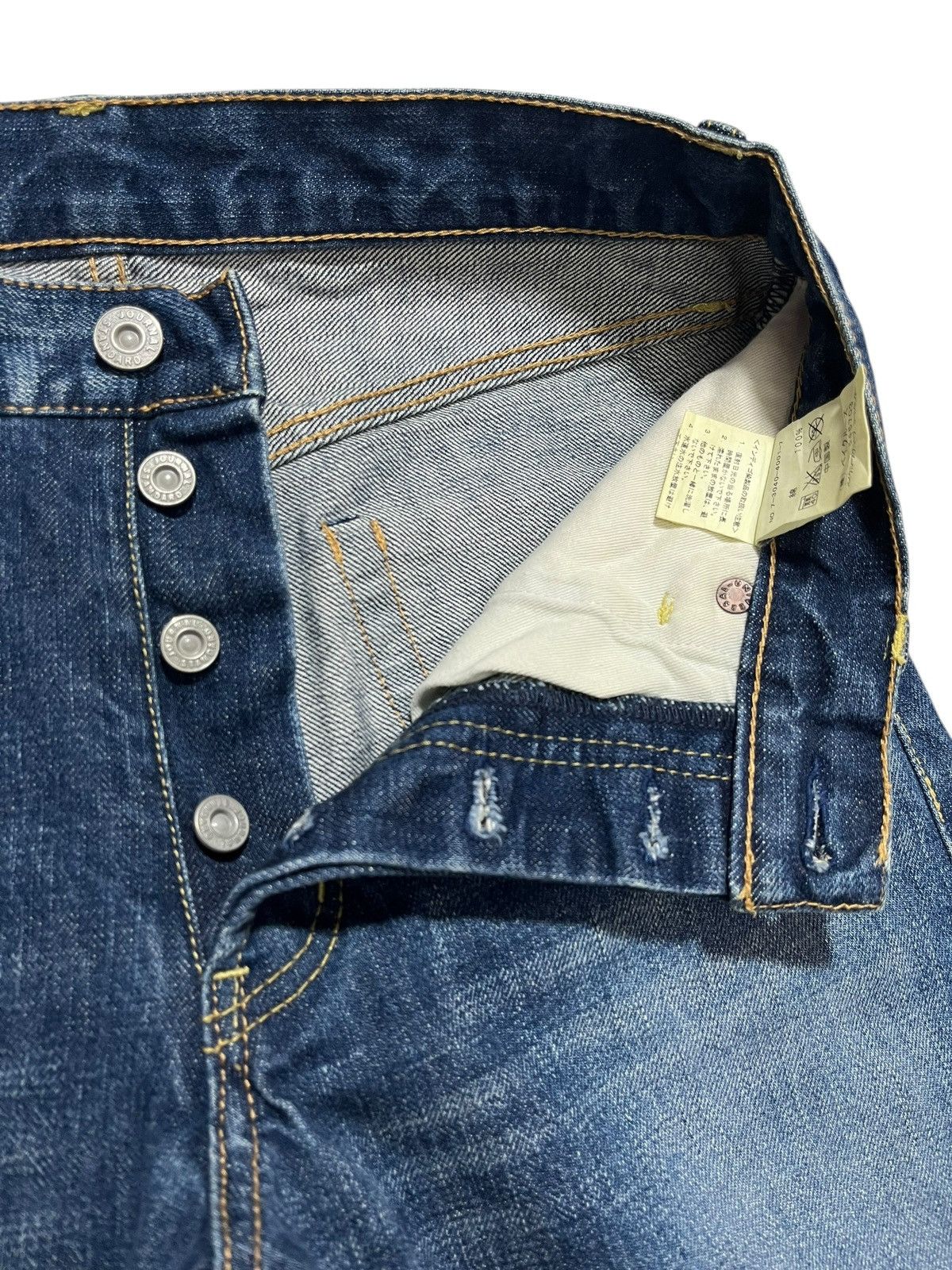Designer × Japanese Brand × Vintage JOURNAL STANDARD JAPANESE BRAND SELVEDGE JEANS Size US 28 / EU 44 - 6 Thumbnail