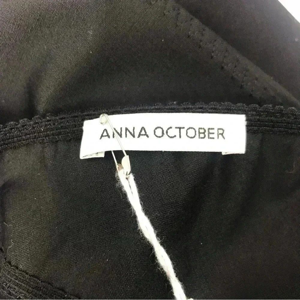 Anna October Anna October Wool Palazzo Pants 6 Black High Waist Crossover Size 28" / US 6 / IT 42 - 11 Thumbnail