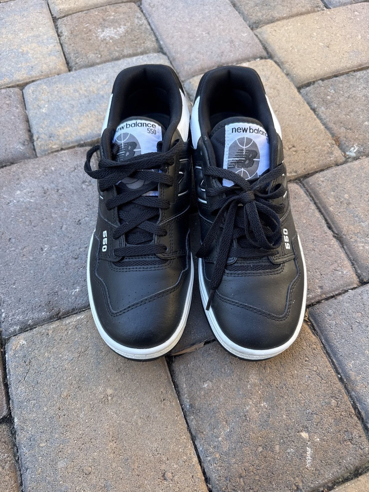 Comme des Garcons × New Balance Black and white new balance 550s Size US 8 / EU 41 - 7 Thumbnail