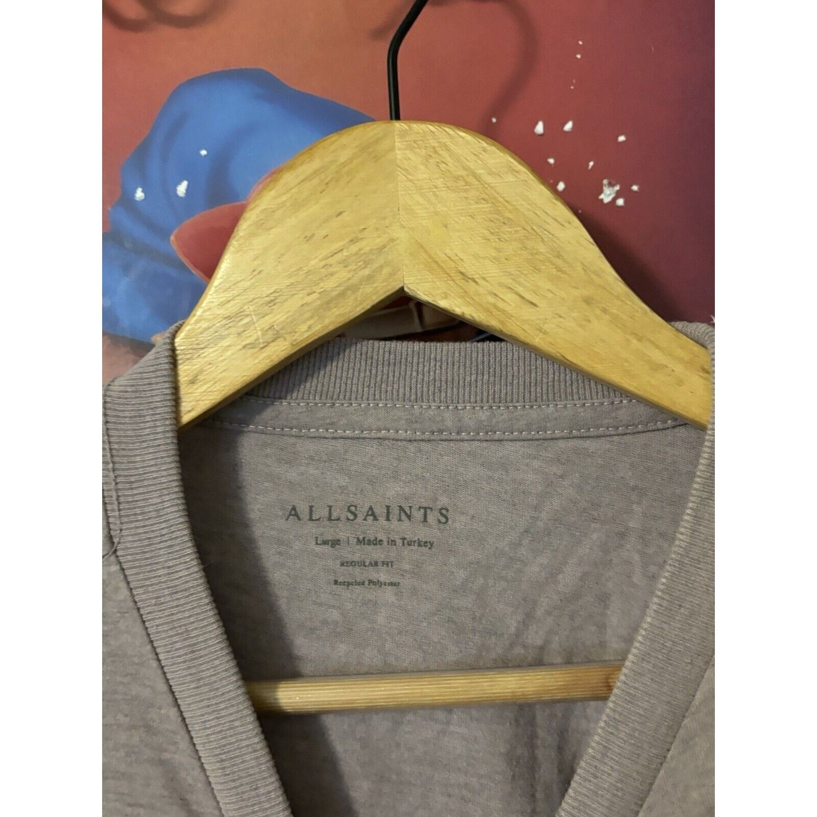 Other vintage all saints shirt Blank Plain Logo Hype Fashion large Size US L / EU 52-54 / 3 - 4 Thumbnail