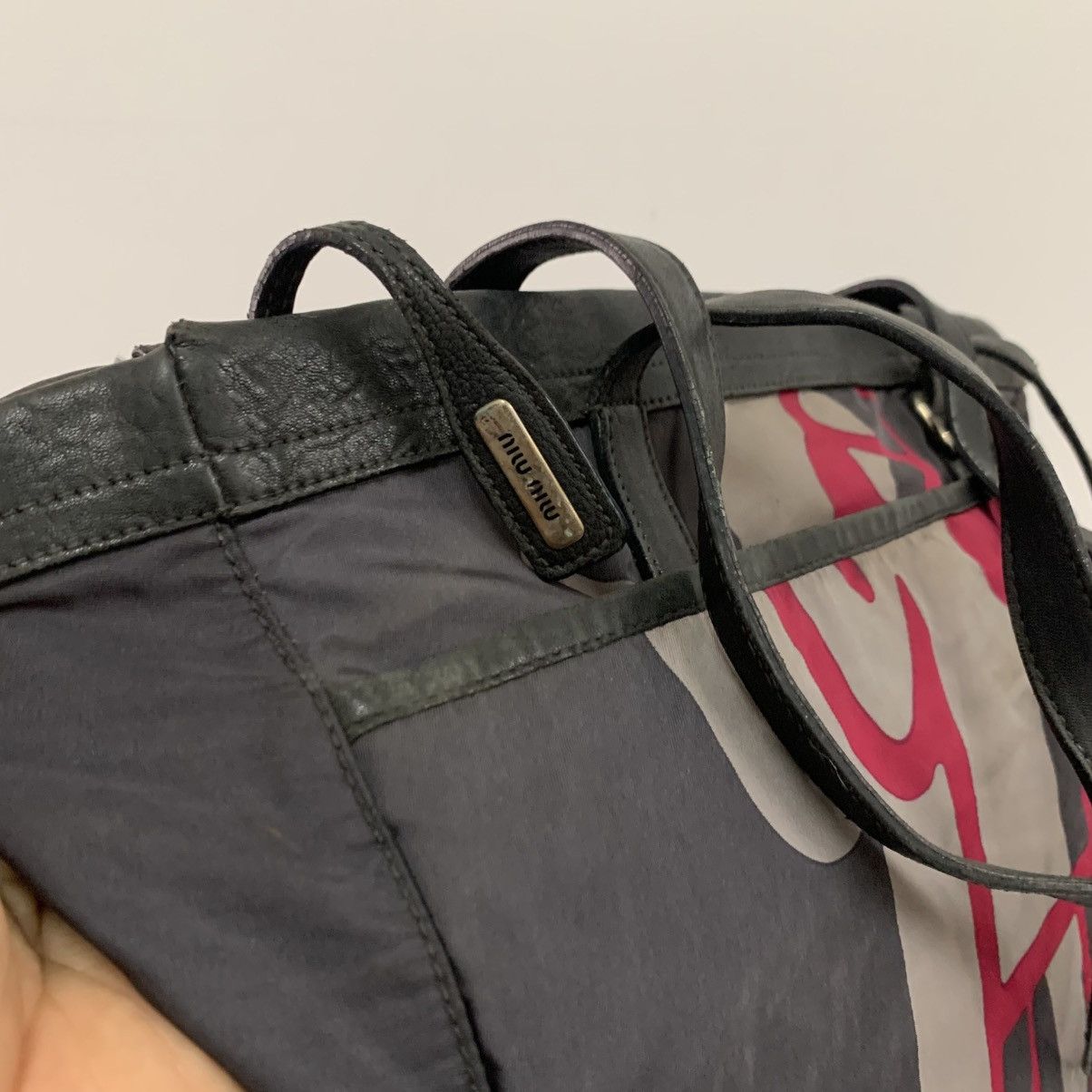 Miu Miu Miu Miu Nylon Tote Bag Size ONE SIZE - 7 Thumbnail