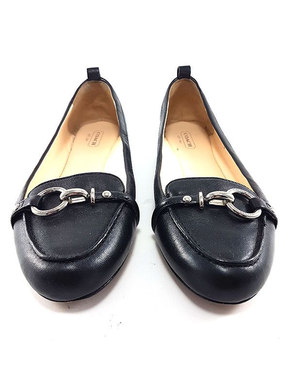 Coach Coach Haze Black Leather Ballet Flats US 7.5 EU 38.5 Size US 7.5 / IT 37.5 - 4 Thumbnail